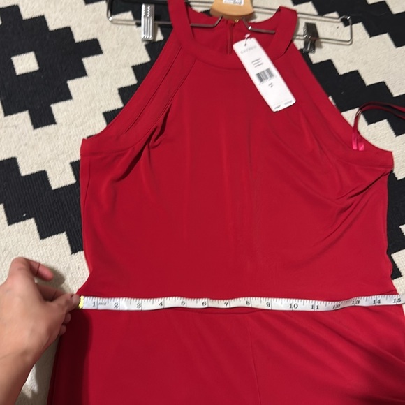 Ralph Lauren Red Wide Leg Jumpsuit - Picture 6 of 7